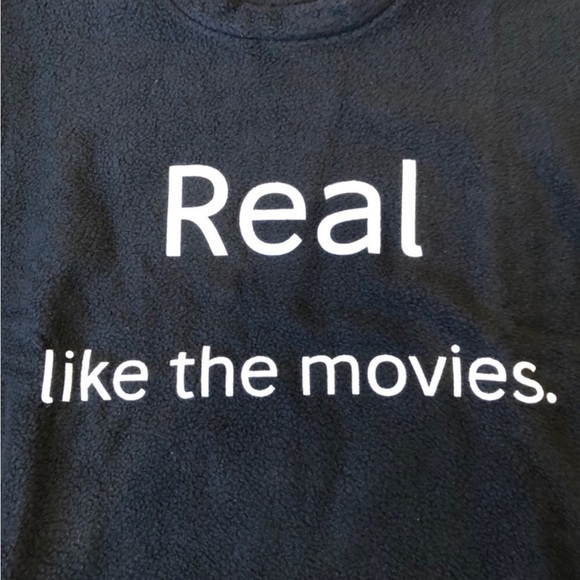 Daydream Nation Real Couch Crasher Fleece Black Oversized Sweatshirt.NWT!Sz M&L - Picture 4 of 12